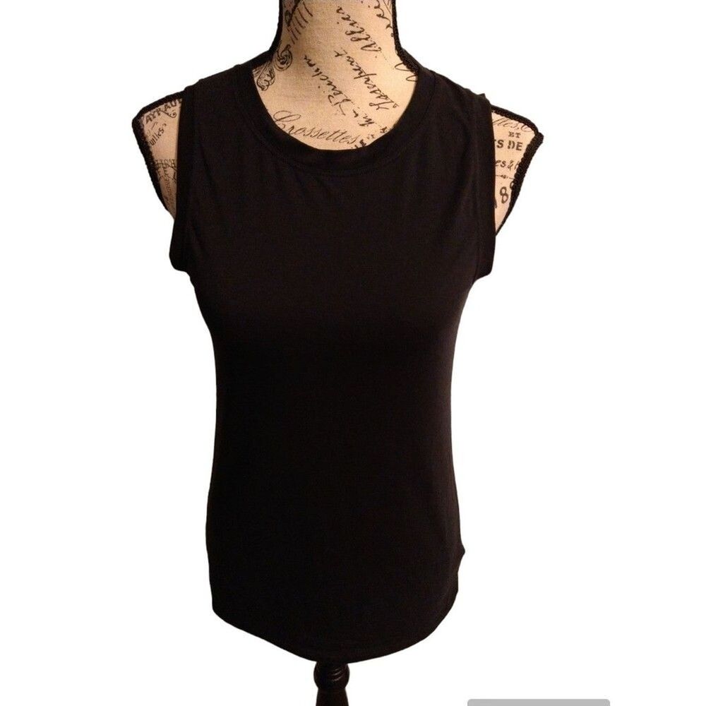 Athleta xxs black sleeveless top